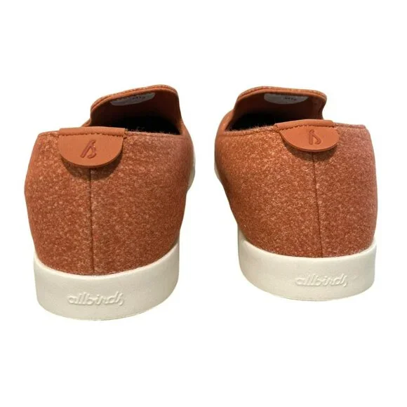 Allbirds Mens Wool Lounger Diablo Slip-On Shoes Size 12 Rust/White - Picture 4 of 6